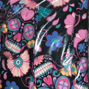 LuLaRoe TC2 Sugar Skulls New